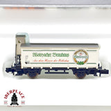 ♻️ Arnold 0238  Set 3 vagones cerveceros Holledau-Zug DB  escala N 1:160