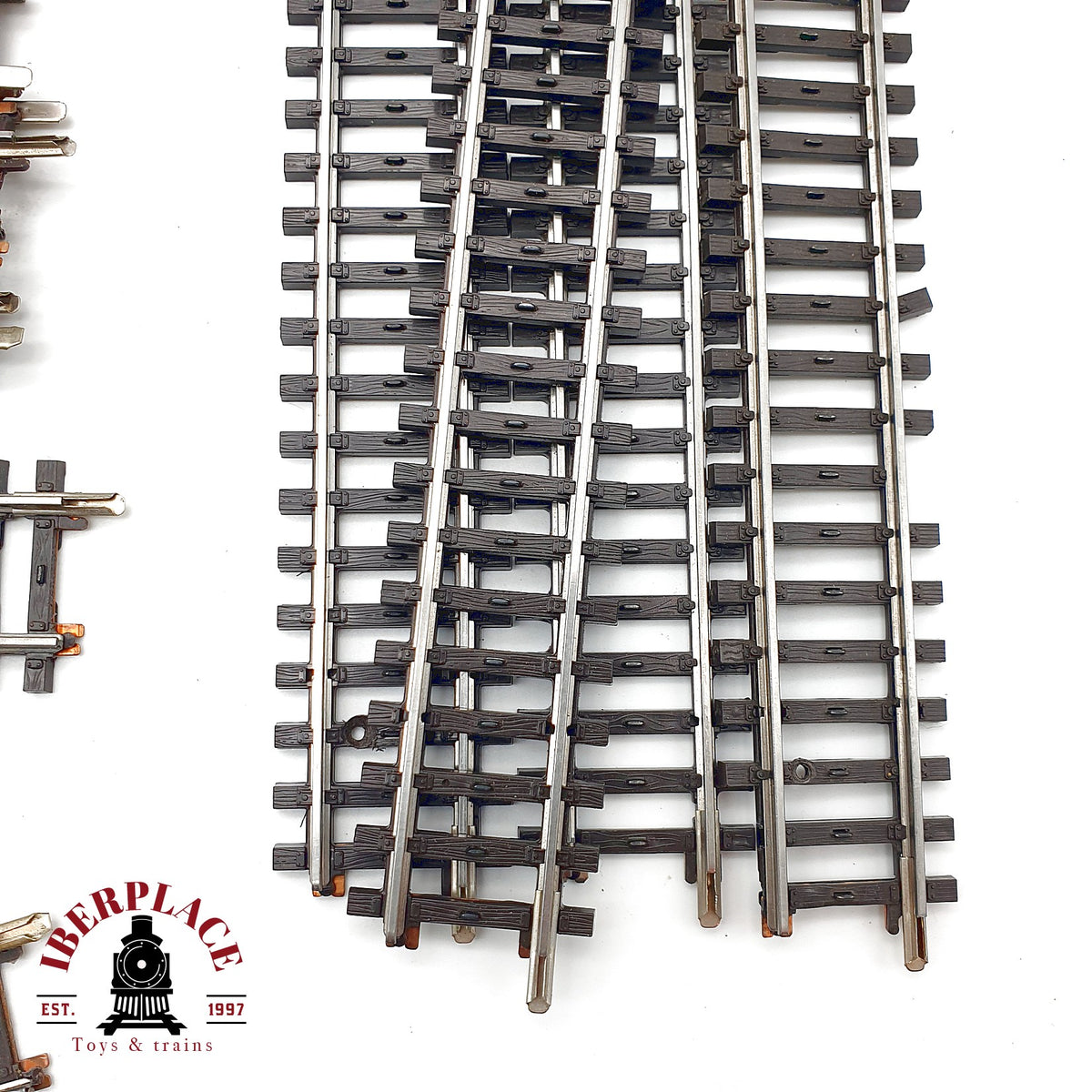 ♻️ Märklin 15x vias rectas y curvas tope de vias sistema K 🟡 GRADE B  Escala H0 1:87