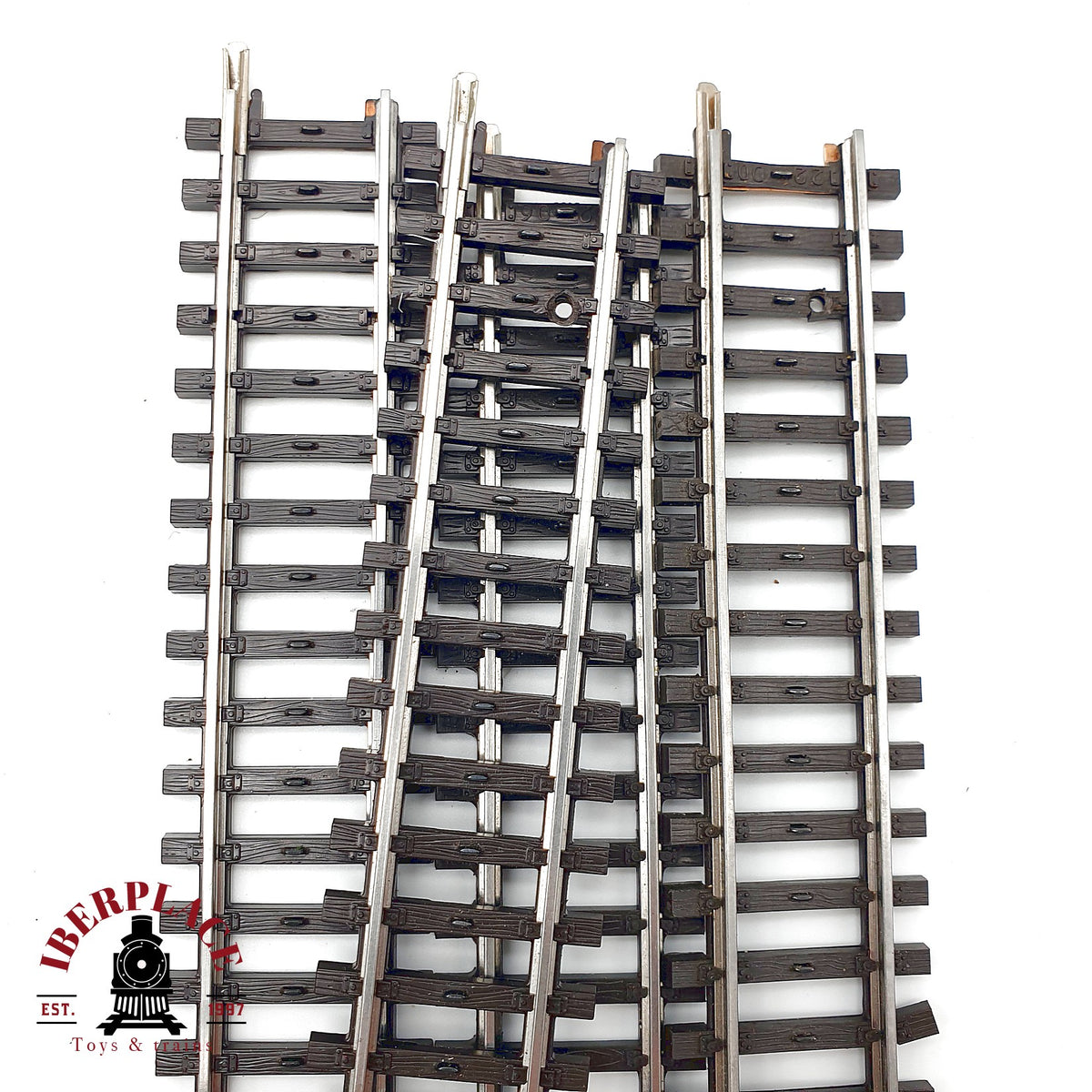 ♻️ Märklin 15x vias rectas y curvas tope de vias sistema K 🟡 GRADE B  Escala H0 1:87