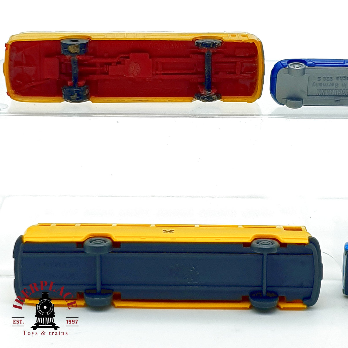 ♻️ 🚂 WIKING Fleischmann 7x Vehiculos autobuses Post VW Golf Porsche furgoneta DB Escala N 1:160