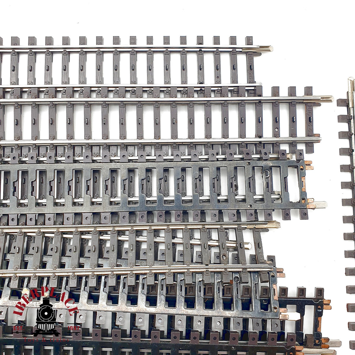 ♻️ Märklin 16x 2200 vias rectas 180mm sistema K 🟡 GRADE B  Escala H0 1:87