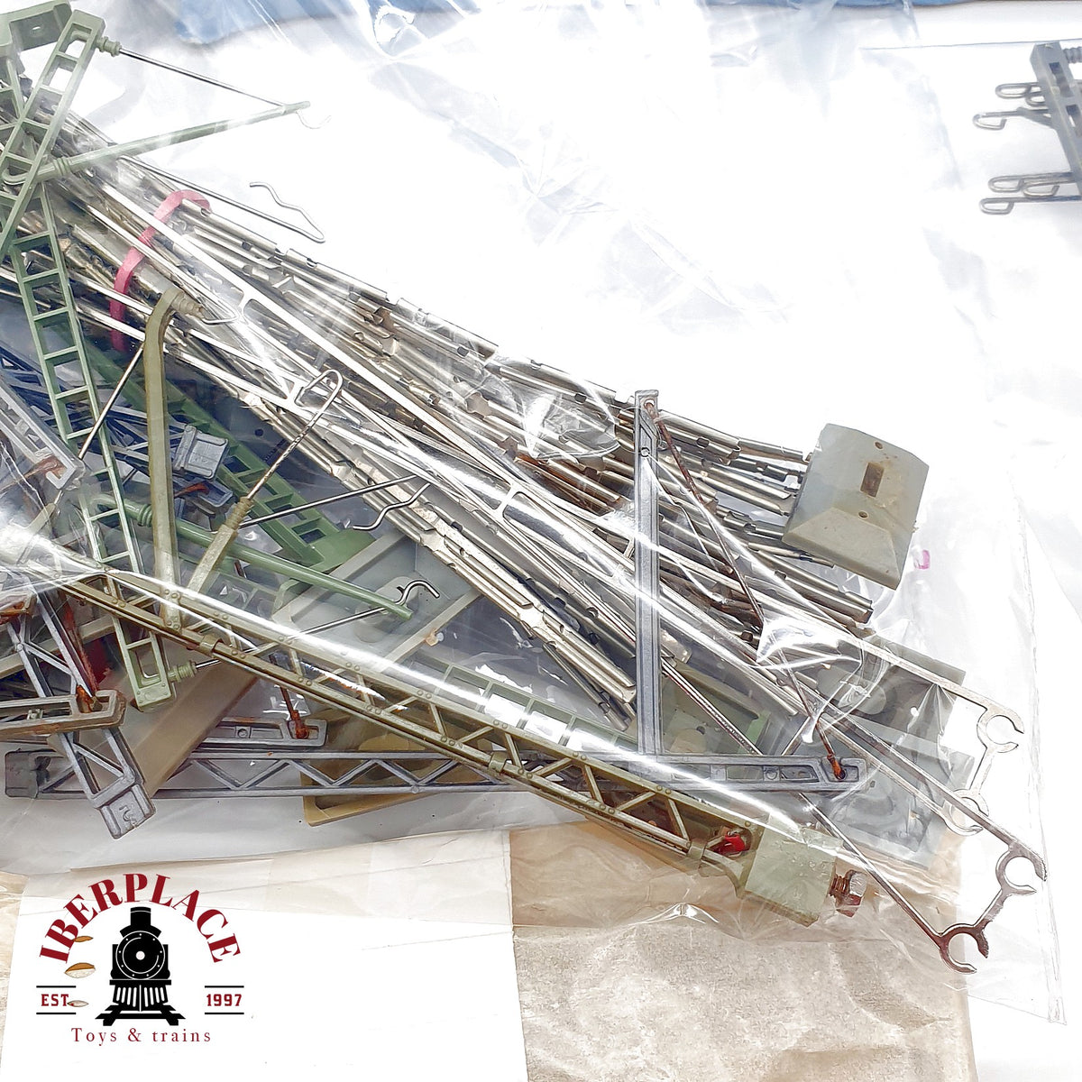 ♻️ ✨ Vollmer HOBbox Jouef Gran lote catenaria postes hilos de contacto Escala H0 1:87