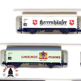 ♻️ Arnold Set 6 vagones cerveceros Norddeutsche Bierwagen DB escala N 1:160