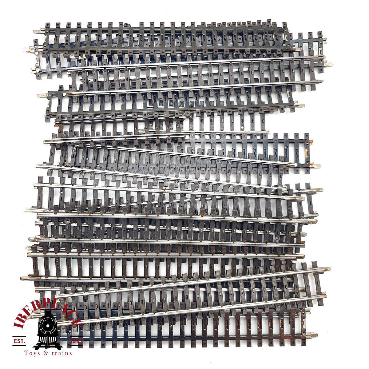 ♻️ Märklin 16x 2200 2201 vias rectas 180mm sistema K 🟡 GRADE B  Escala H0 1:87