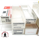 ♻️  Fleischmann Gran Lote Cajas Vacias Metacrilato y Carton Leerverpackung OVP Escala H0 1:87