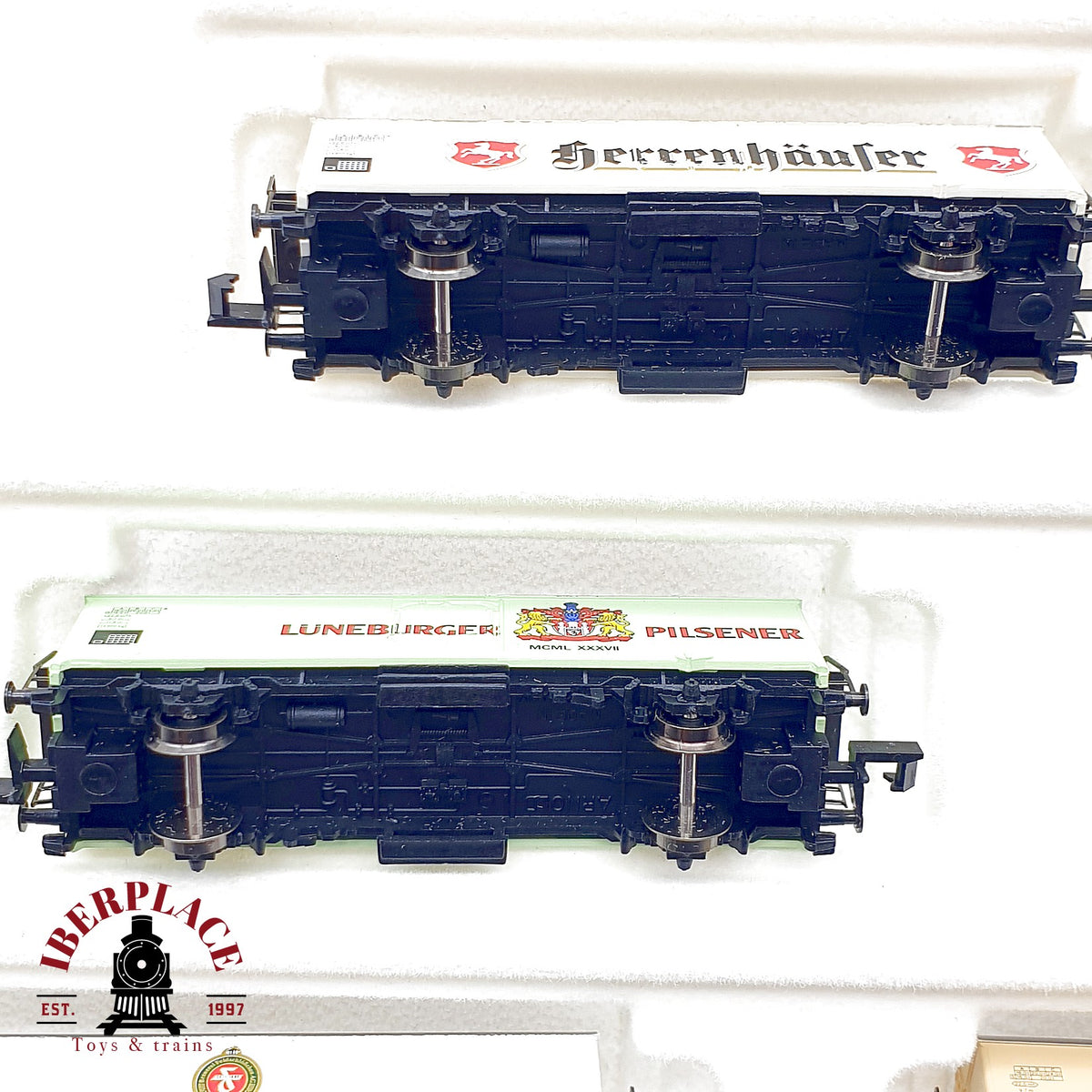 ♻️ Arnold Set 6 vagones cerveceros Norddeutsche Bierwagen DB escala N 1:160