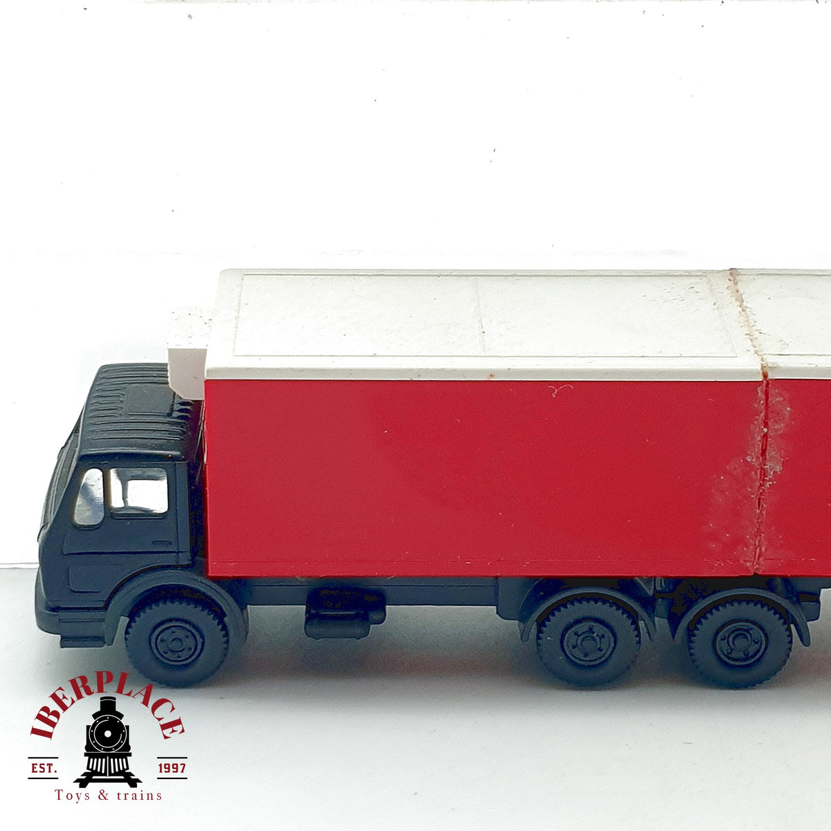 ♻️ 🚂 WIKING Roco 3x Camiones LKW Hilckmann Vleesindustrie Anhänger Escala N 1:160