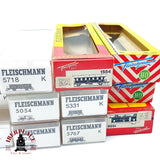 ♻️  Fleischmann Gran Lote Cajas Vacias Metacrilato y Carton Leerverpackung OVP Escala H0 1:87
