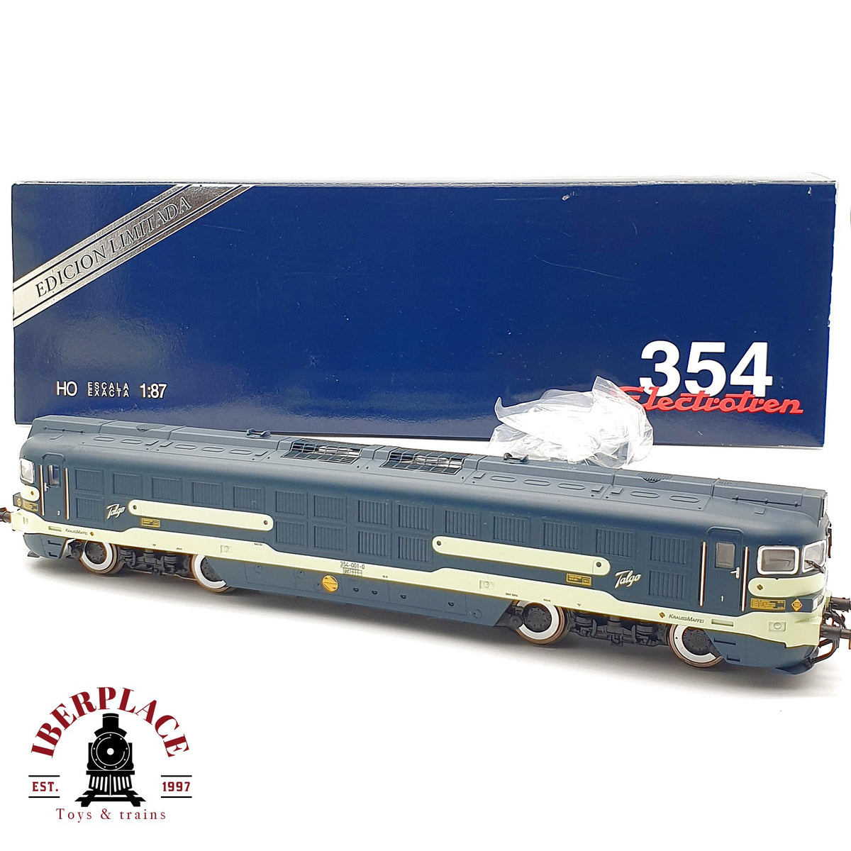 ♻️✨Electrotren 2352AC Locomotora diesel RENFE 354-001 Virgen Covadonga Ed. Limitada Escala H0 1:87