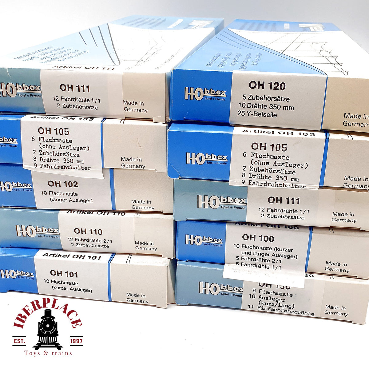 ♻️ ✨ Vollmer HOBbox Jouef Gran lote catenaria postes hilos de contacto Escala H0 1:87