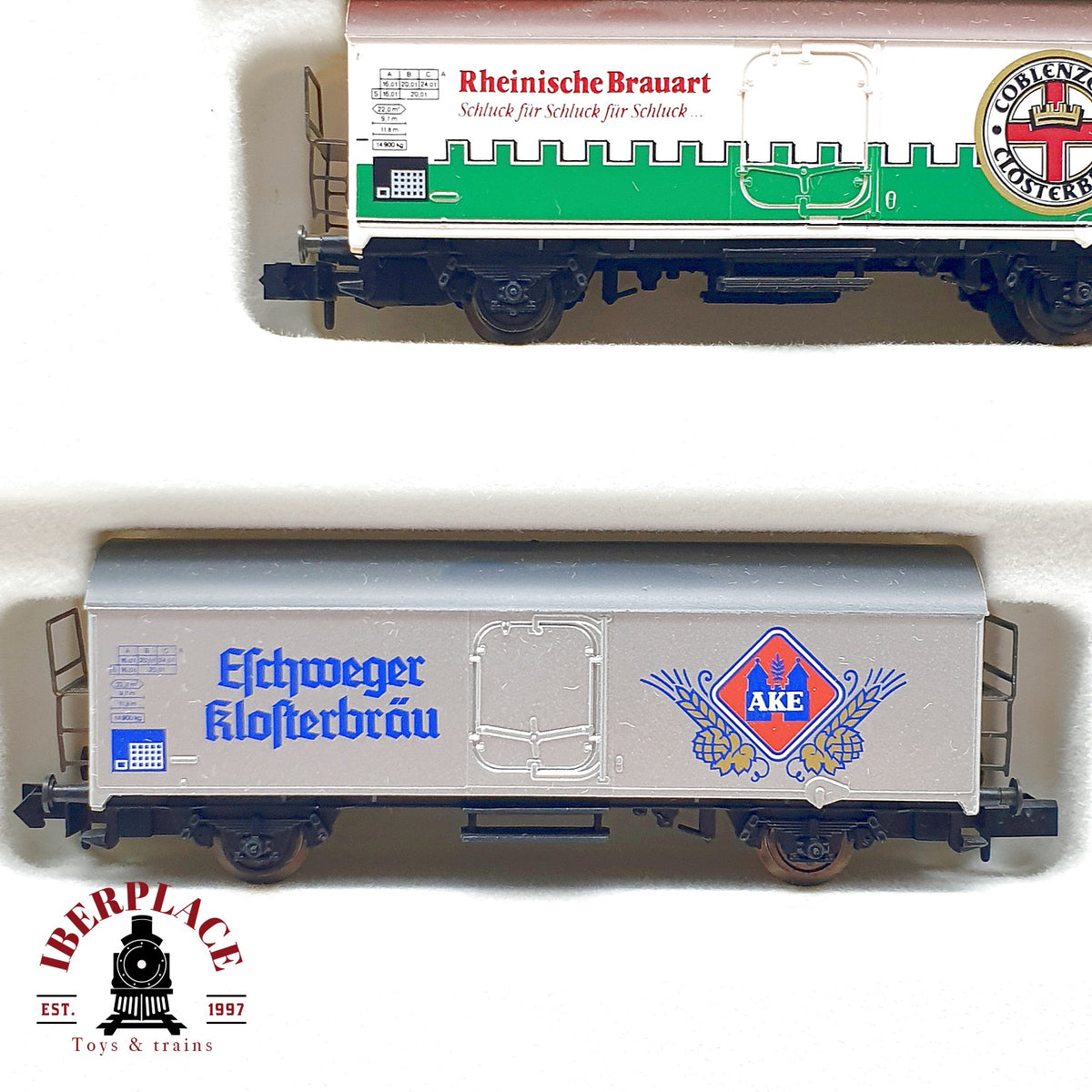 ♻️ Arnold 0165 Set 6 vagones Kloster-Brauereien Jahres-Sonderzug 1989 escala N 1:160