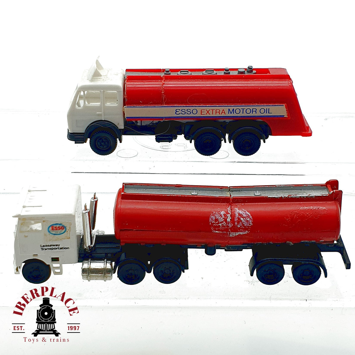 ♻️ 🚂 WIKING lote Camiones Cisterna LKW Tanksattelzug Esso Shell Aral Escala N 1:160