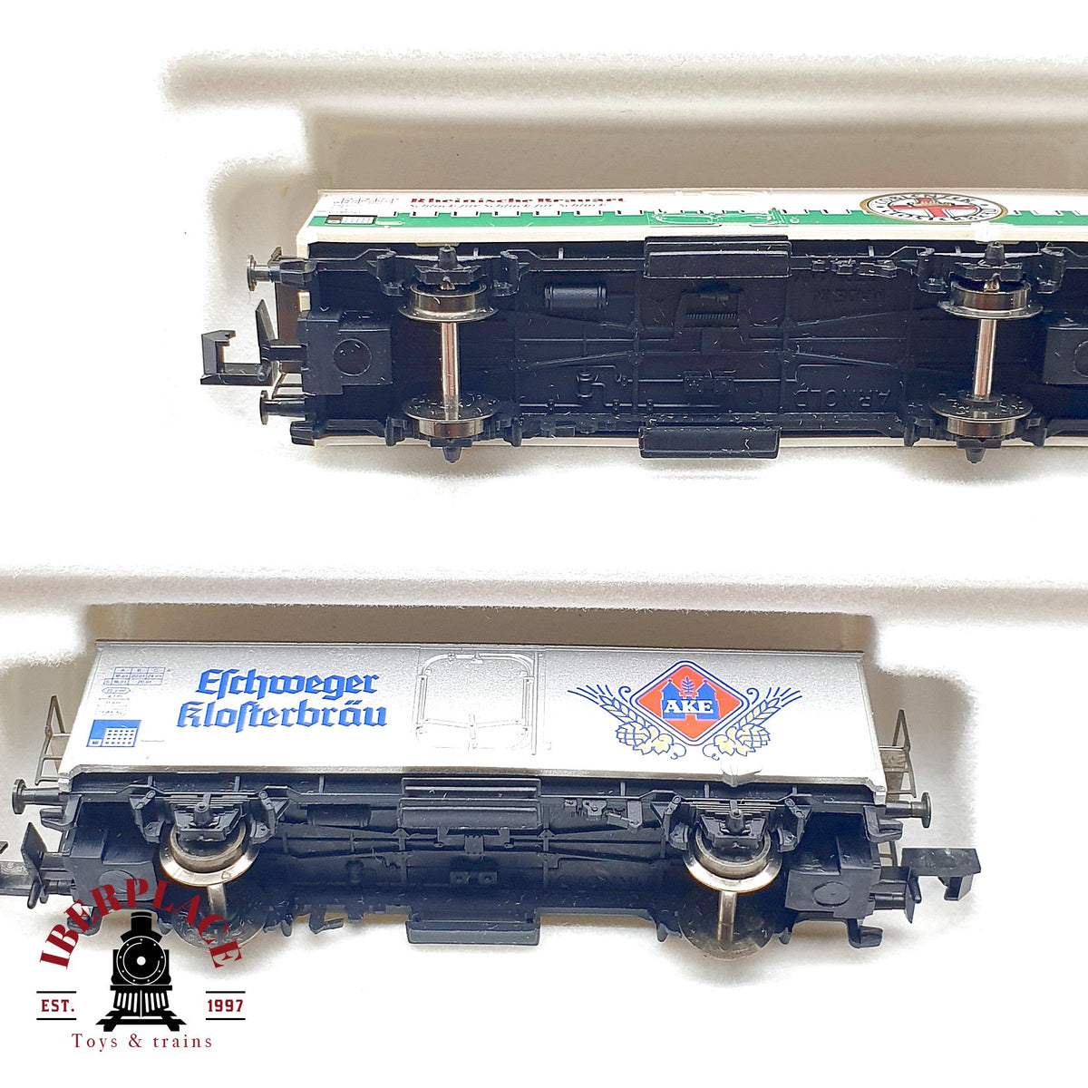♻️ Arnold 0165 Set 6 vagones Kloster-Brauereien Jahres-Sonderzug 1989 escala N 1:160