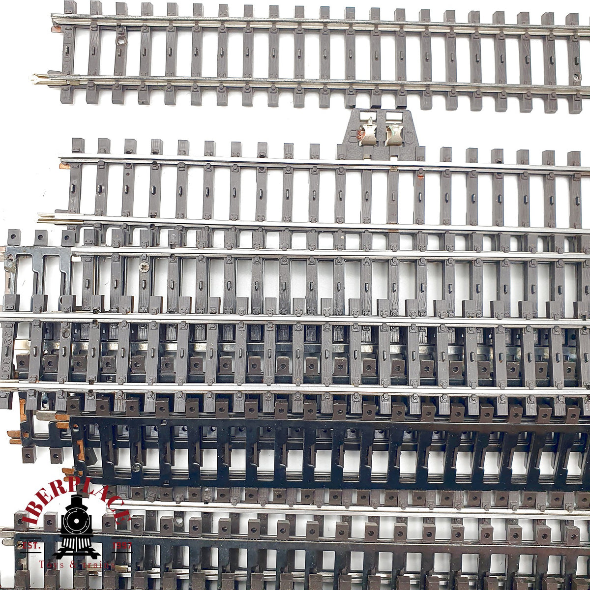 ♻️ Märklin 18x 2106 2200 2101 vías rectas lote mixto sistema K 🟡 GRADE B  Escala H0 1:87