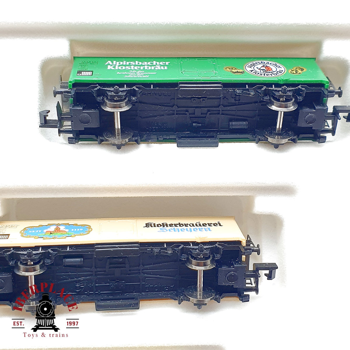 ♻️ Arnold 0165 Set 6 vagones Kloster-Brauereien Jahres-Sonderzug 1989 escala N 1:160