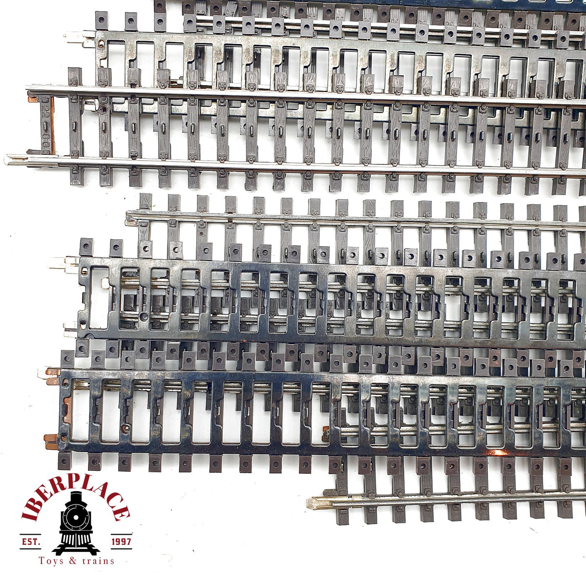 ♻️ Märklin 18x 2106 2200 2101 vías rectas lote mixto sistema K 🟡 GRADE B  Escala H0 1:87