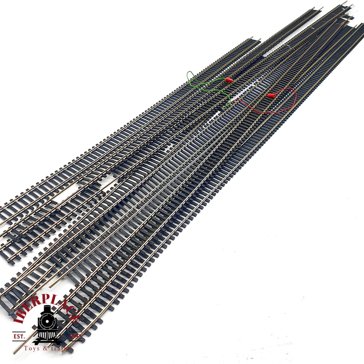 ♻️ Roco 4446 4400/4401 8x Vias Flexibles 970mm 2.5mm Neusilber - 🔴 GRADE C Escala H0 1:87