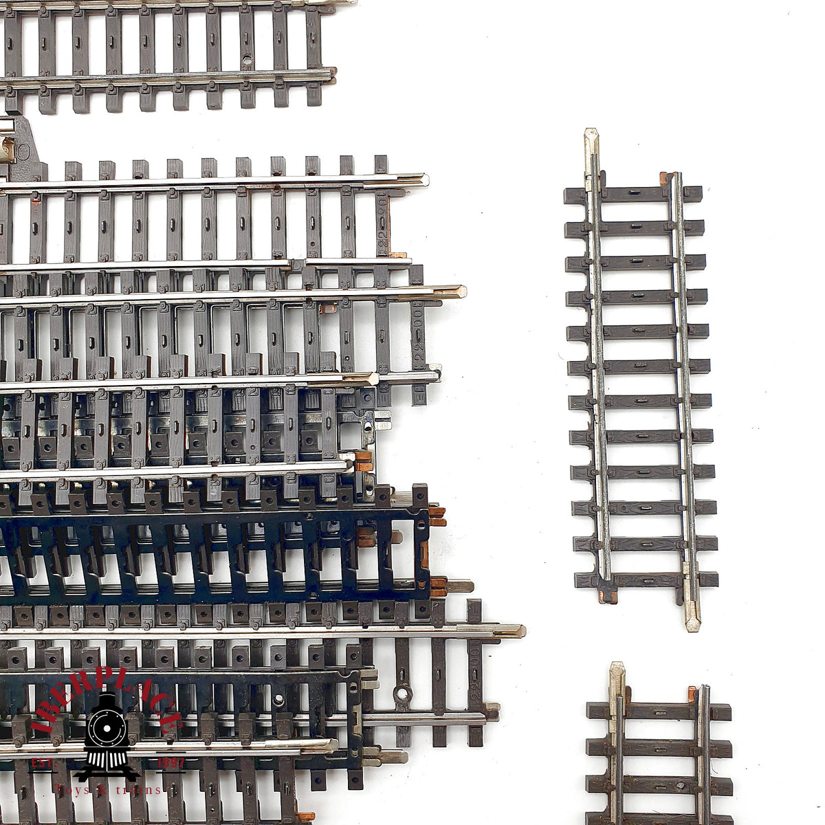 ♻️ Märklin 18x 2106 2200 2101 vías rectas lote mixto sistema K 🟡 GRADE B  Escala H0 1:87