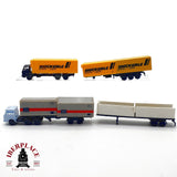 ♻️ 🚂 WIKING 3x  Camiones LKW Weckerle Spedition DB Container Anhaenger Escala N 1:160