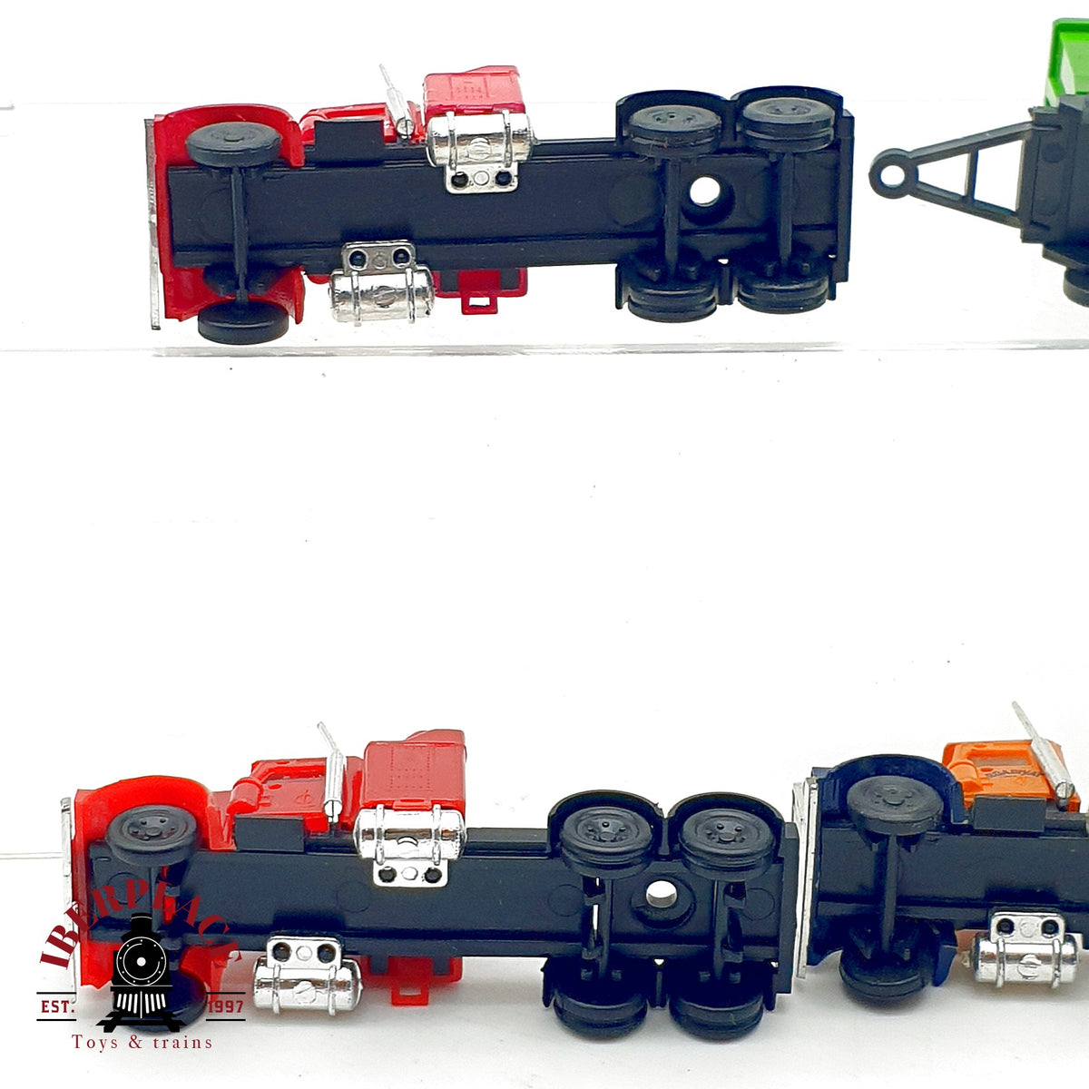 ♻️ 🚂 3x Camiones LKW US Truck Hormigonera Remolque ObrasEscala N 1:160