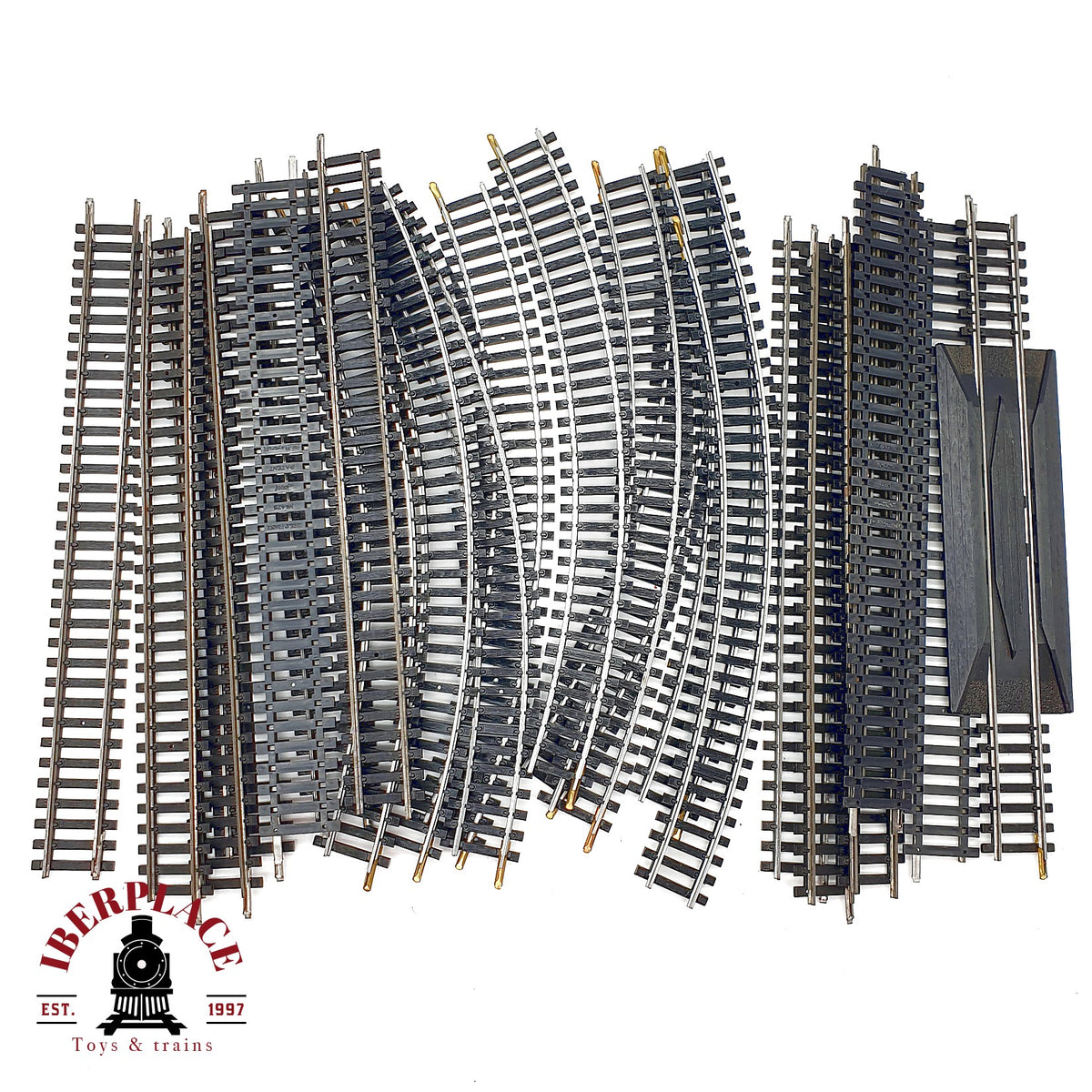 ♻️ Jouef 470 475 20x vias rectas y curvas -  🟢 GRADE A + 🟡 GRADE B  Escala H0 1:87