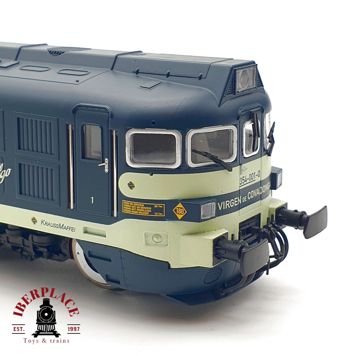 ♻️✨Electrotren 2352AC Locomotora diesel RENFE 354-001 Virgen Covadonga Ed. Limitada Escala H0 1:87