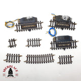 ♻️ Märklin 8x 2297 2223 2202 vias rectas, curvas, desacoplamiento sistema K 🟡 GRADE B  Escala H0 1:87