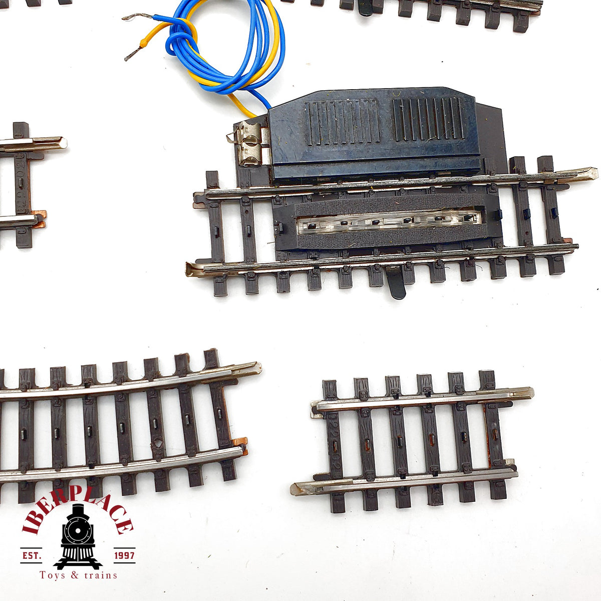 ♻️ Märklin 8x 2297 2223 2202 vias rectas, curvas, desacoplamiento sistema K 🟡 GRADE B  Escala H0 1:87