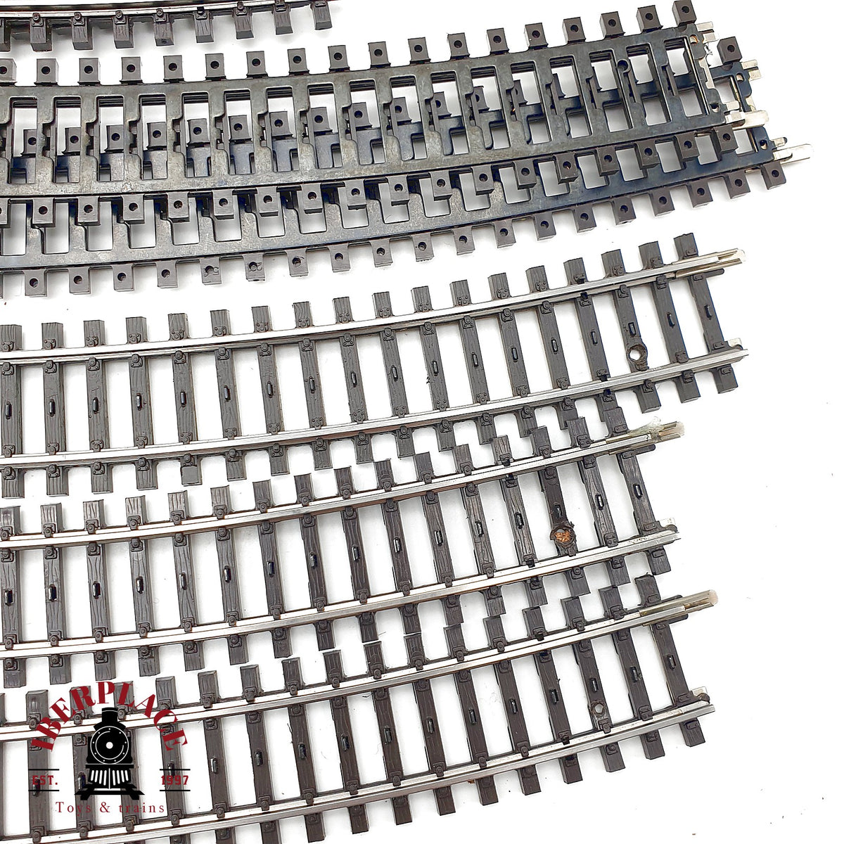 ♻️ Märklin 10x 2251 2241 vías curvas sistema K 🟡 GRADE B  Escala H0 1:87