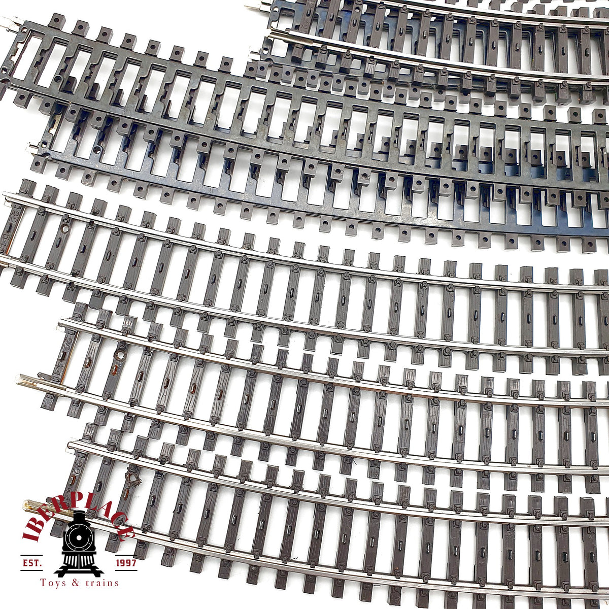 ♻️ Märklin 10x 2251 2241 vías curvas sistema K 🟡 GRADE B  Escala H0 1:87