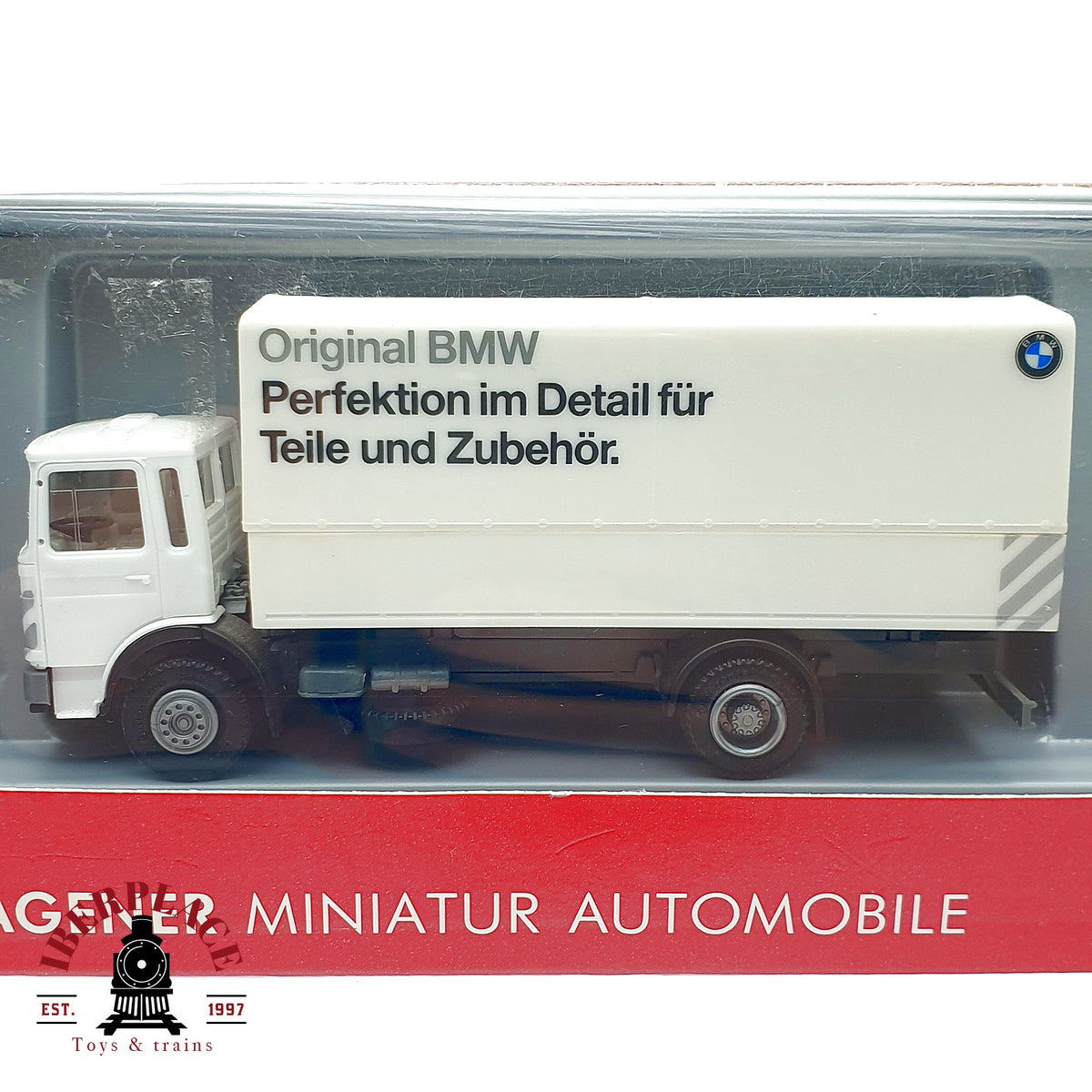 ♻️✨ Herpa 820026 camión MAN remolque Original BMW Perfektion im Detail Escala H0 1:87