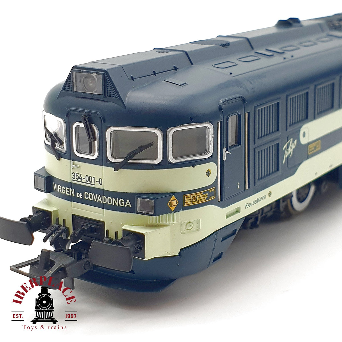 ♻️✨Electrotren 2352AC Locomotora diesel RENFE 354-001 Virgen Covadonga Ed. Limitada Escala H0 1:87