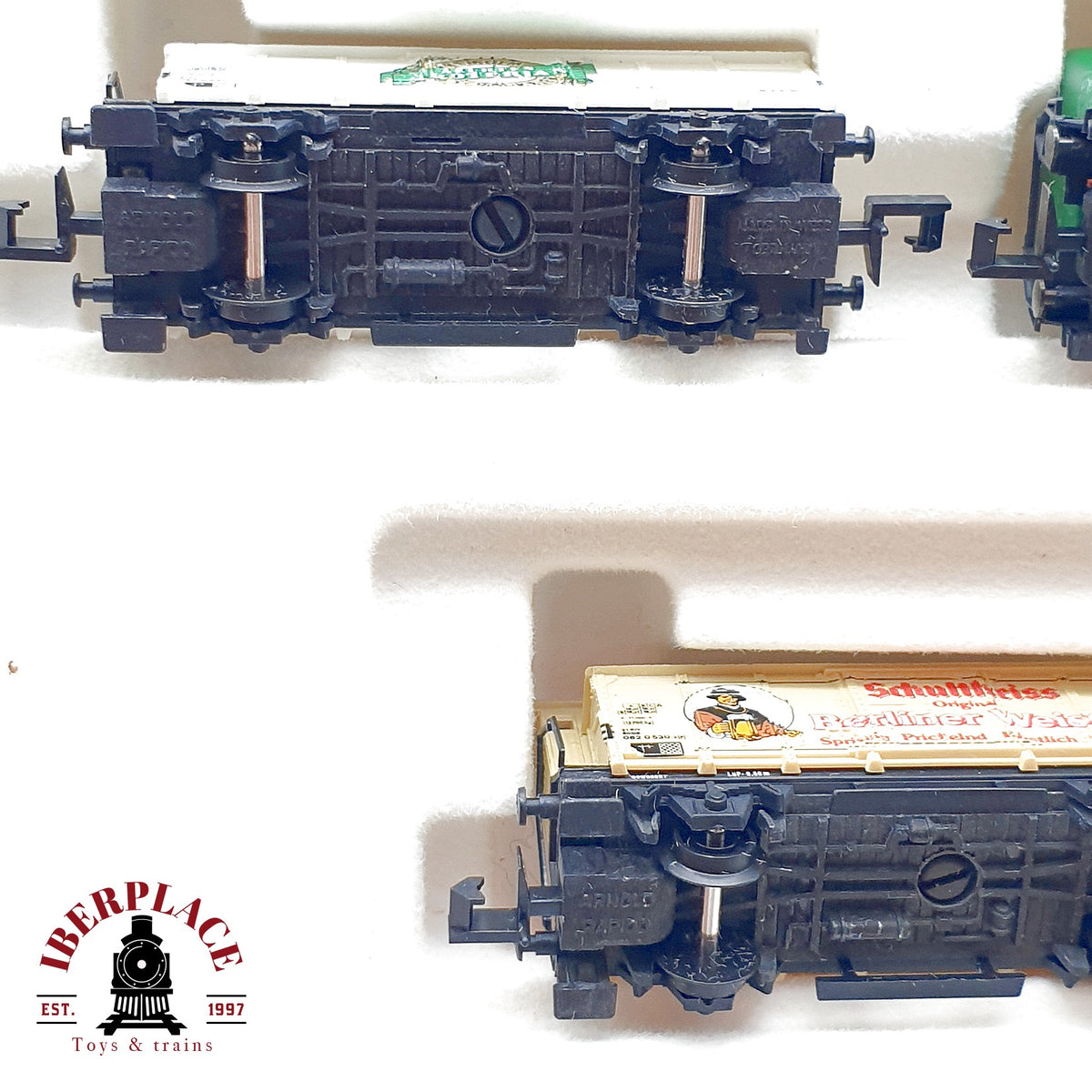♻️ Arnold 0156 Set 5 vagones Berliner Bierwagen Schultheiss DB escala N 1:160