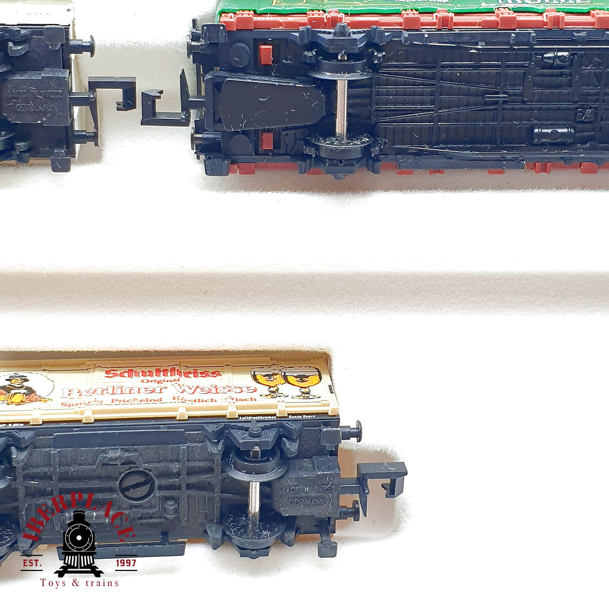 ♻️ Arnold 0156 Set 5 vagones Berliner Bierwagen Schultheiss DB escala N 1:160