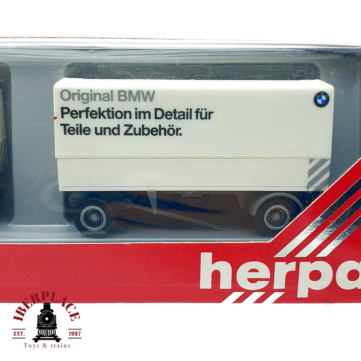 ♻️✨ Herpa 820026 camión MAN remolque Original BMW Perfektion im Detail Escala H0 1:87