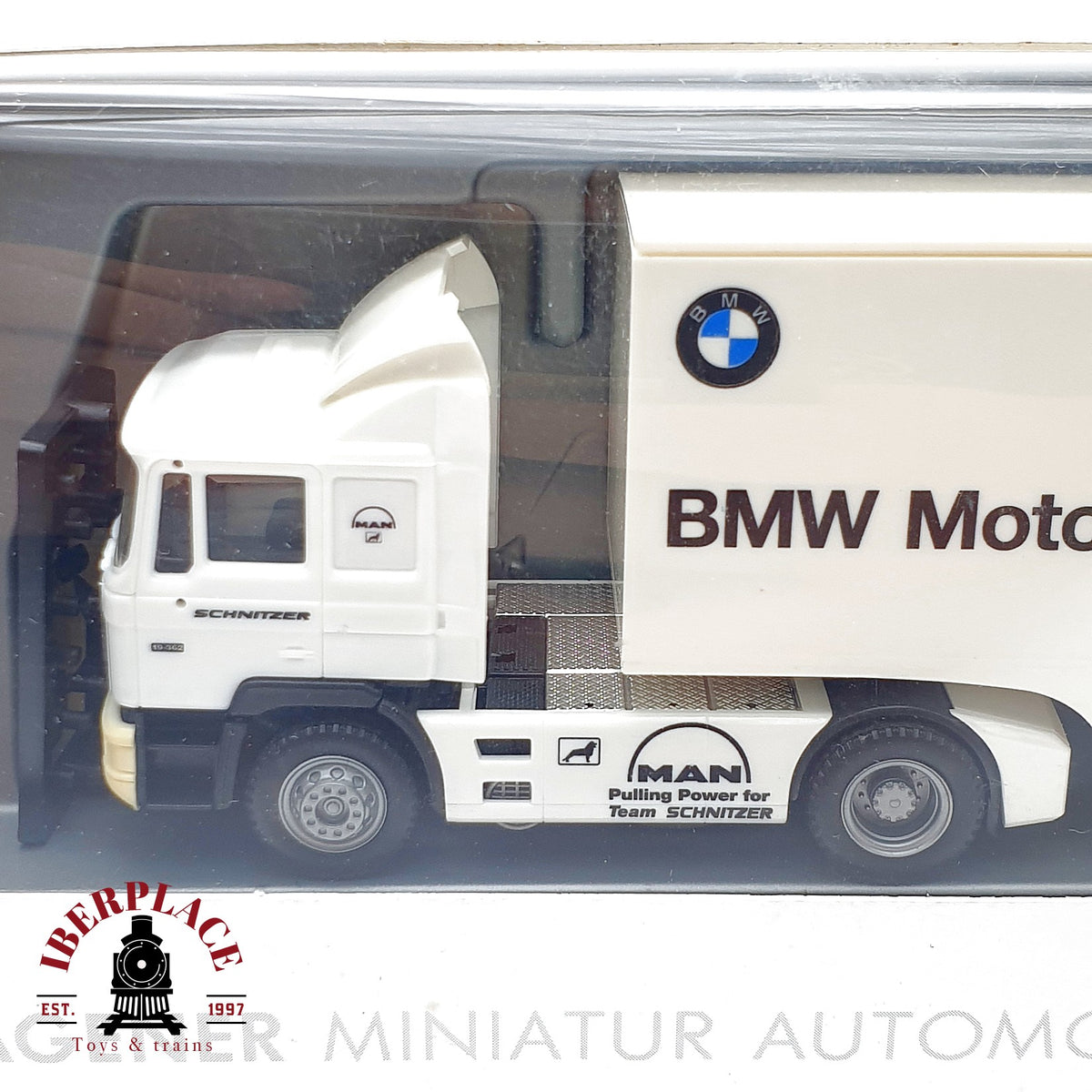 ♻️✨ Herpa 822054 camion MAN semirremolque BMW Motorsport Fina Warsteiner Escala H0 1:87