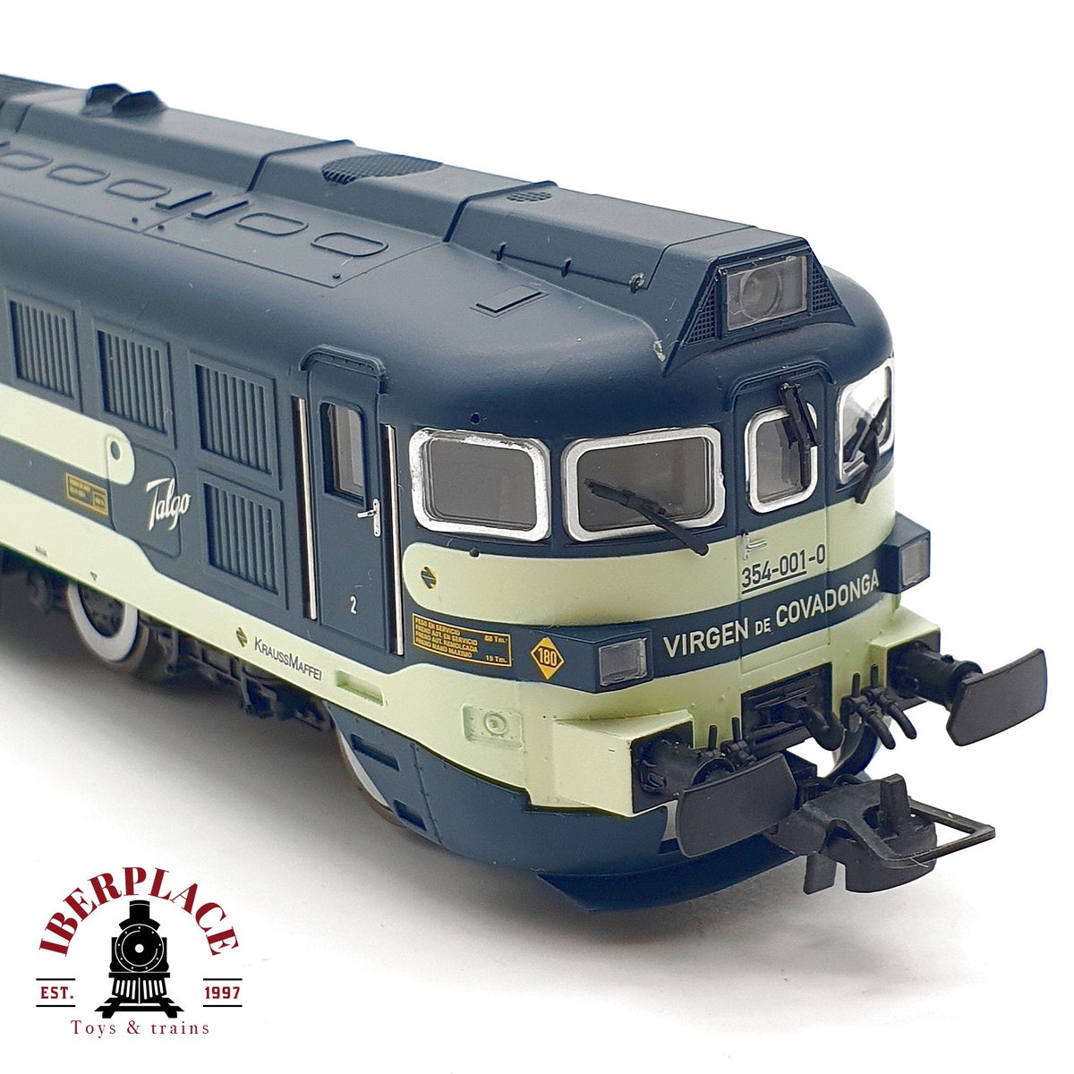 ♻️✨Electrotren 2352AC Locomotora diesel RENFE 354-001 Virgen Covadonga Ed. Limitada Escala H0 1:87