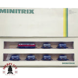 ♻️ Minitrix 11030 Set tren diésel BR 216 DB 6 vagones cisterna VTG escala N 1:160