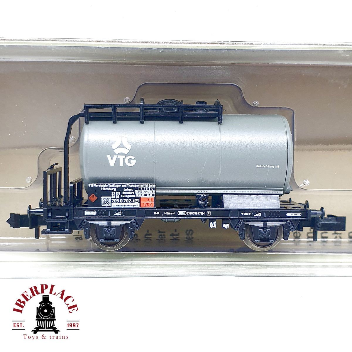 ♻️ Minitrix 11030 Set tren diésel BR 216 DB 6 vagones cisterna VTG escala N 1:160