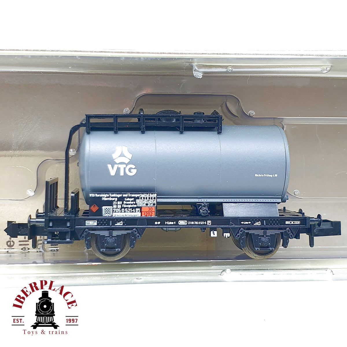 ♻️ Minitrix 11030 Set tren diésel BR 216 DB 6 vagones cisterna VTG escala N 1:160