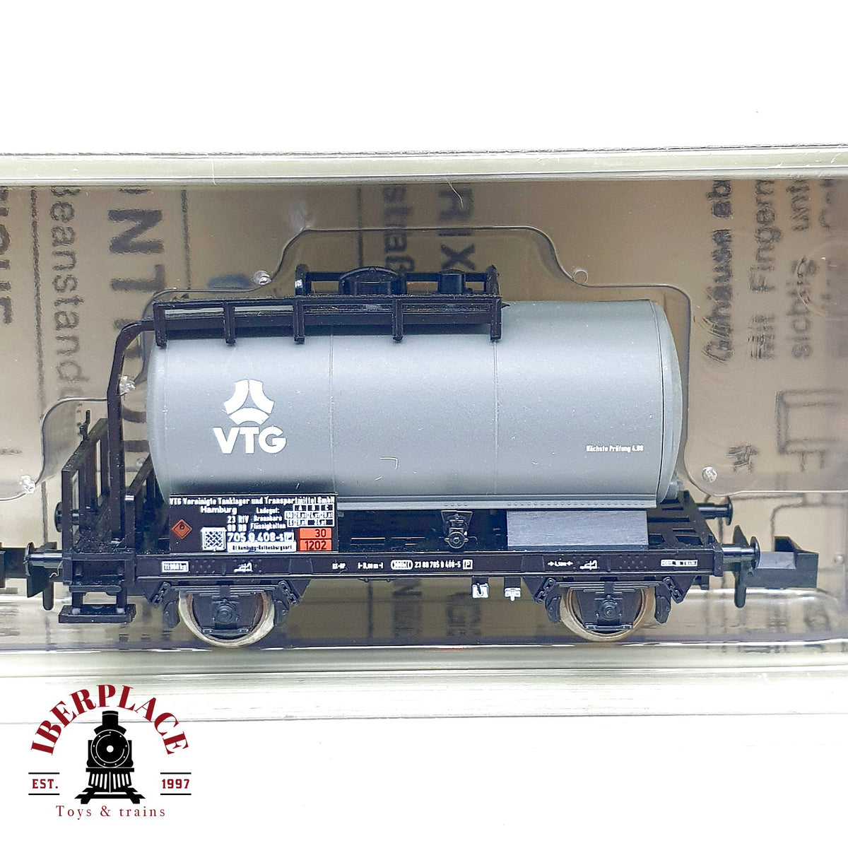 ♻️ Minitrix 11030 Set tren diésel BR 216 DB 6 vagones cisterna VTG escala N 1:160