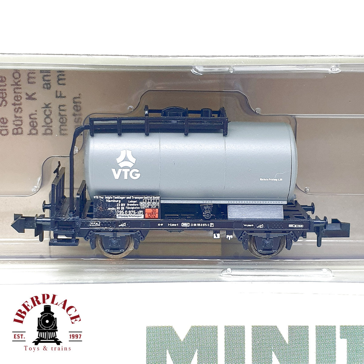 ♻️ Minitrix 11030 Set tren diésel BR 216 DB 6 vagones cisterna VTG escala N 1:160