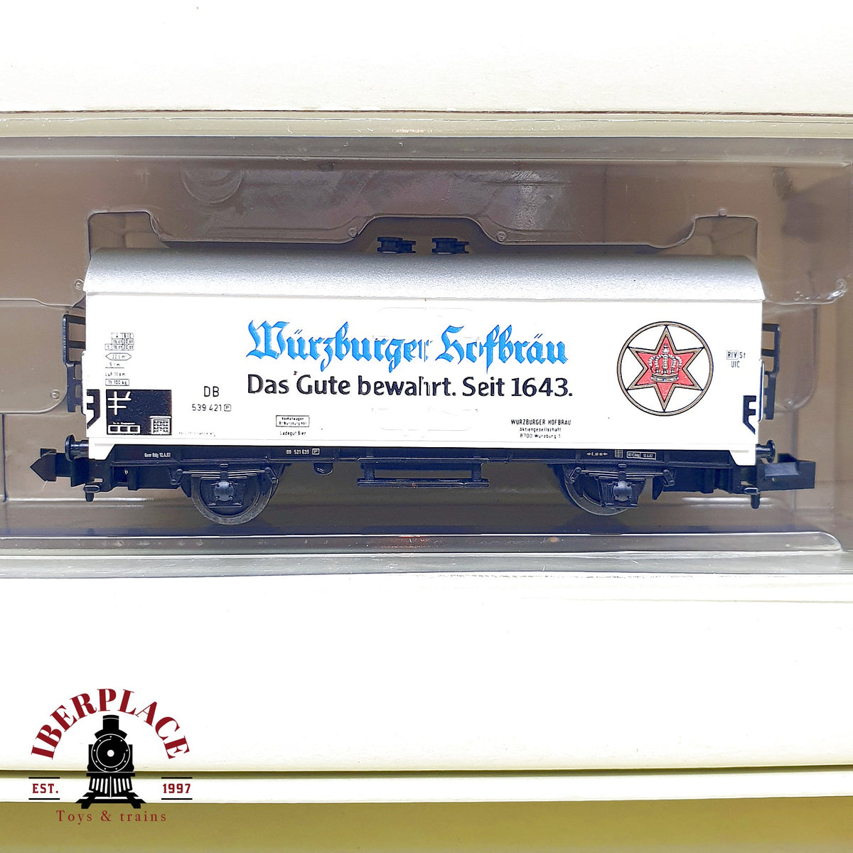 ♻️ Minitrix 11031 Set tren tractora V36 DB 3 vagones cerveceros escala N 1:160
