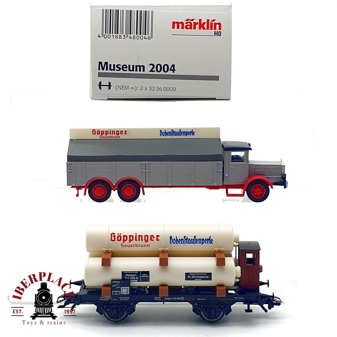 Märklin 48004 – Vagón del museo 2004 – Göppinger Sauerbrunn