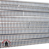 ♻️ Roco 4446 4400/4401 8x Vias Flexibles 970mm 2.5mm Neusilber - 🔴 GRADE C Escala H0 1:87