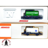 ♻️ Arnold 4310 4353 Lote 2 vagones cisterna BfB + Aral DB escala N 1:160