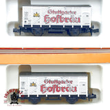 ♻️ Arnold 2x vagones cerveceros Stuttgarter Hofbräu DB escala N 1:160