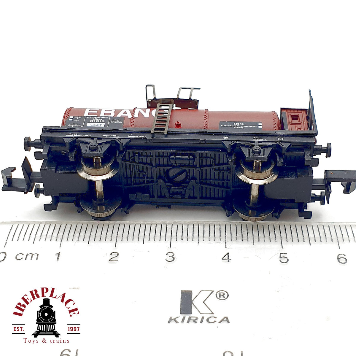 ♻️ Arnold 4520 Vagon Cisterna Ebano con Garita Guardafrenos DRG Ep II escala N 1:160