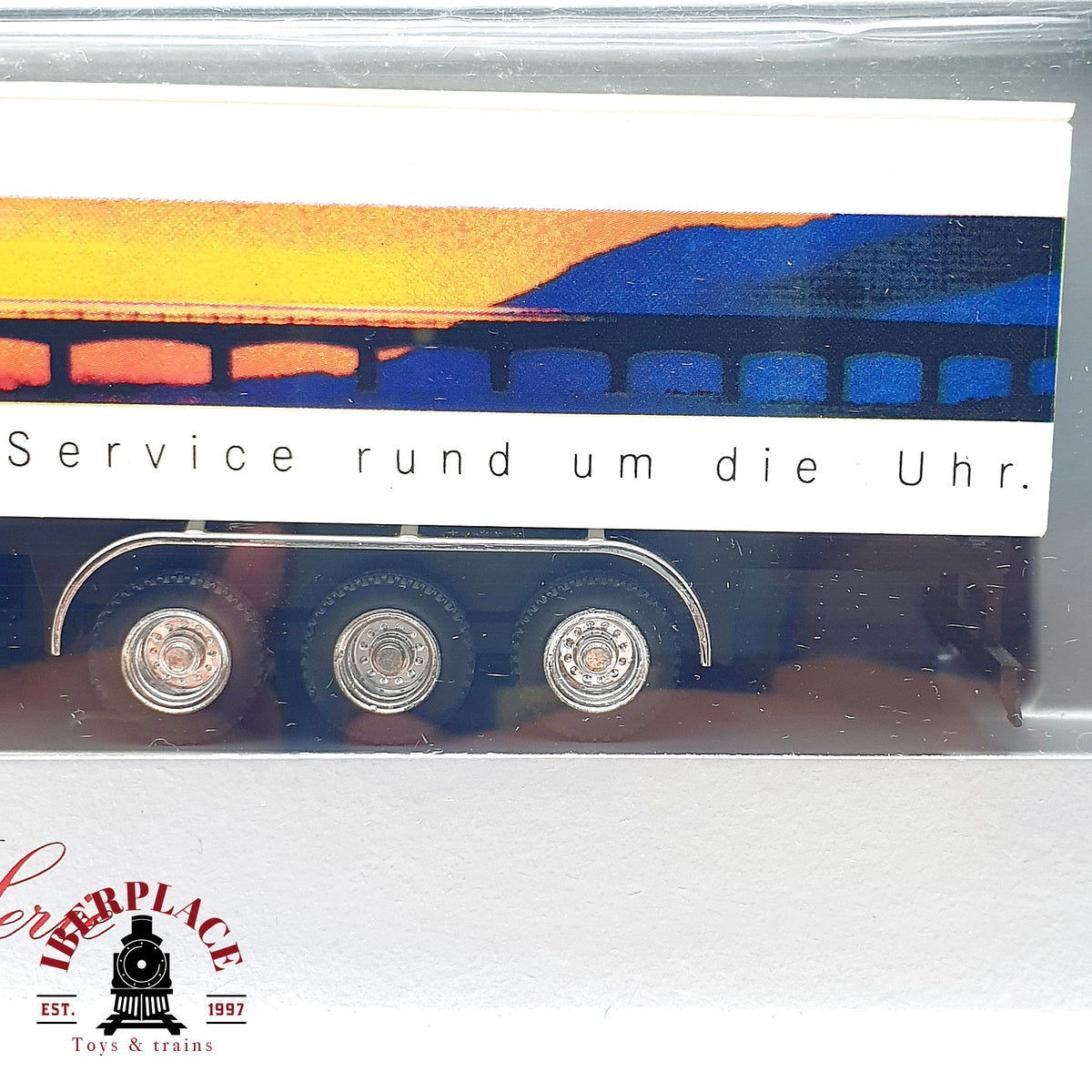 ♻️✨ Herpa camion Mercedes Benz semirremolque Geiselwind Exclusiv Escala H0 1:87