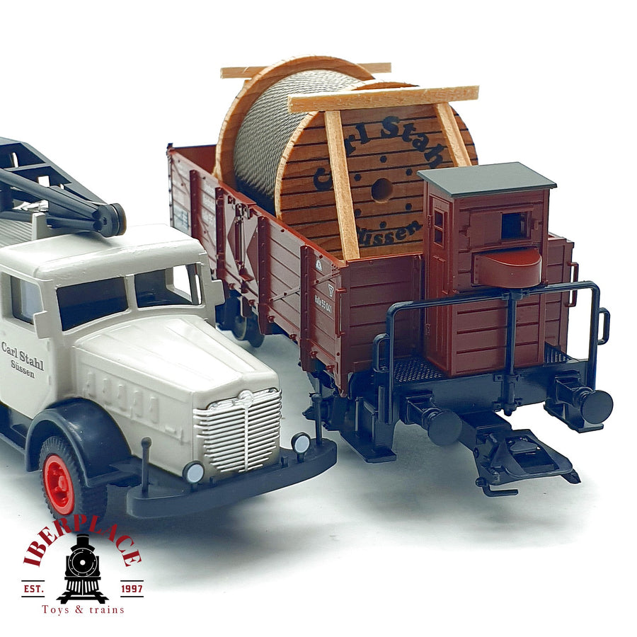 ♻️✨ Märklin 48003 Museum 2003 Vagón bobina cable LKW Carl Stahl DRG Ep II AC Escala H0 1:87